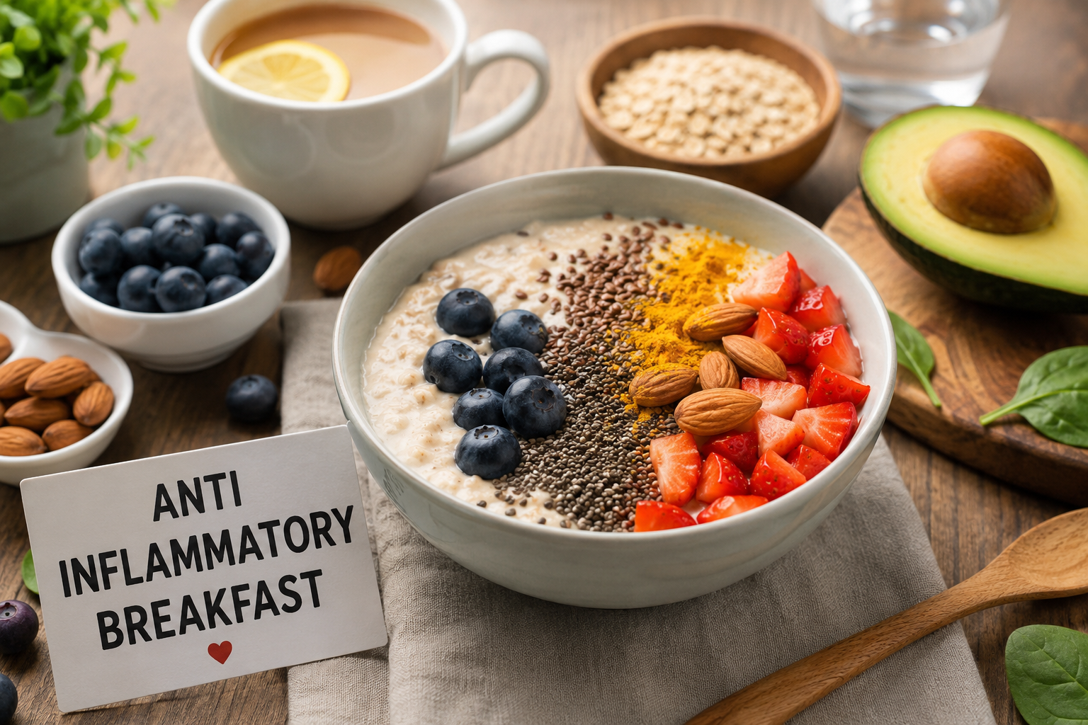 Anti Inflammatory Breakfast: Best Foods, Recipes & Healthy Meal Ideas
