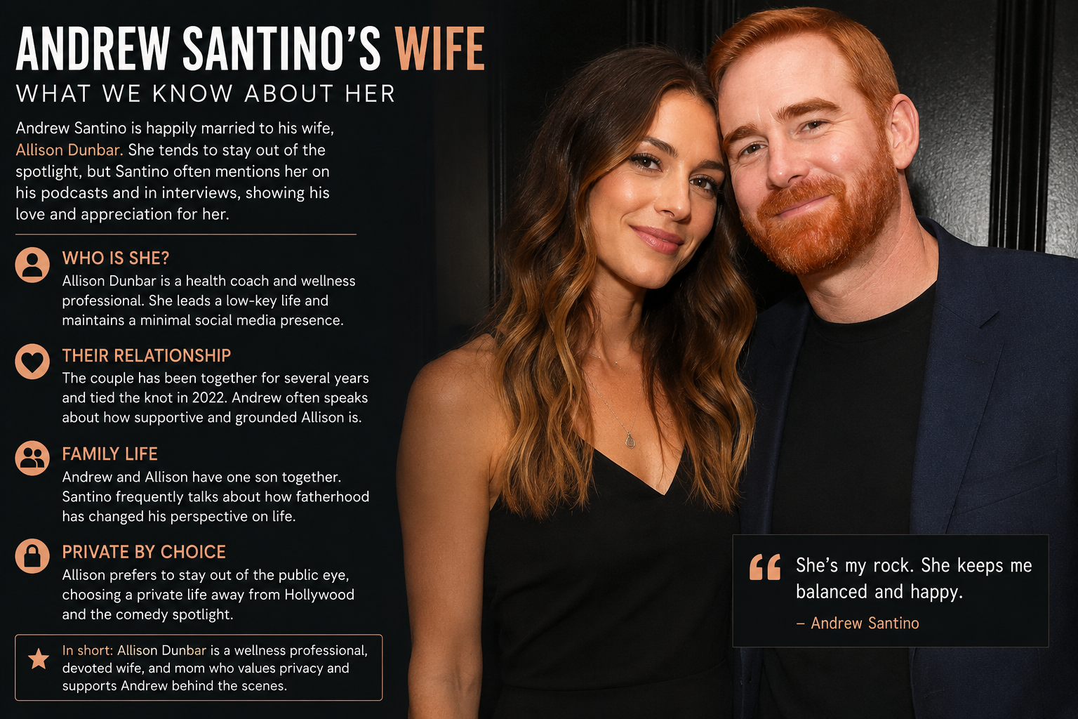 Andrew Santino Wife