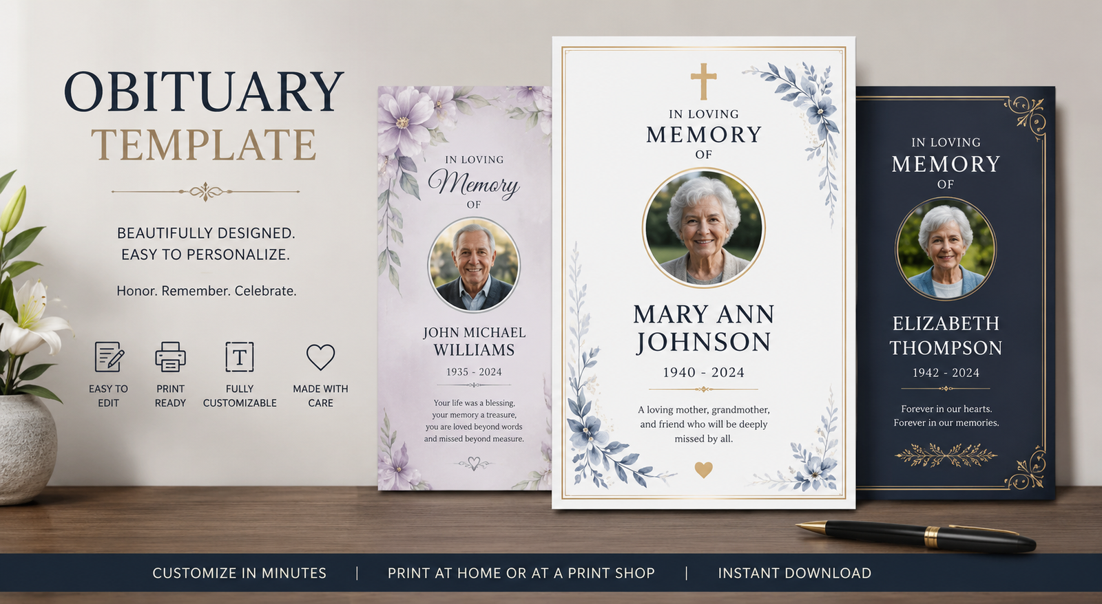 Obituary Template