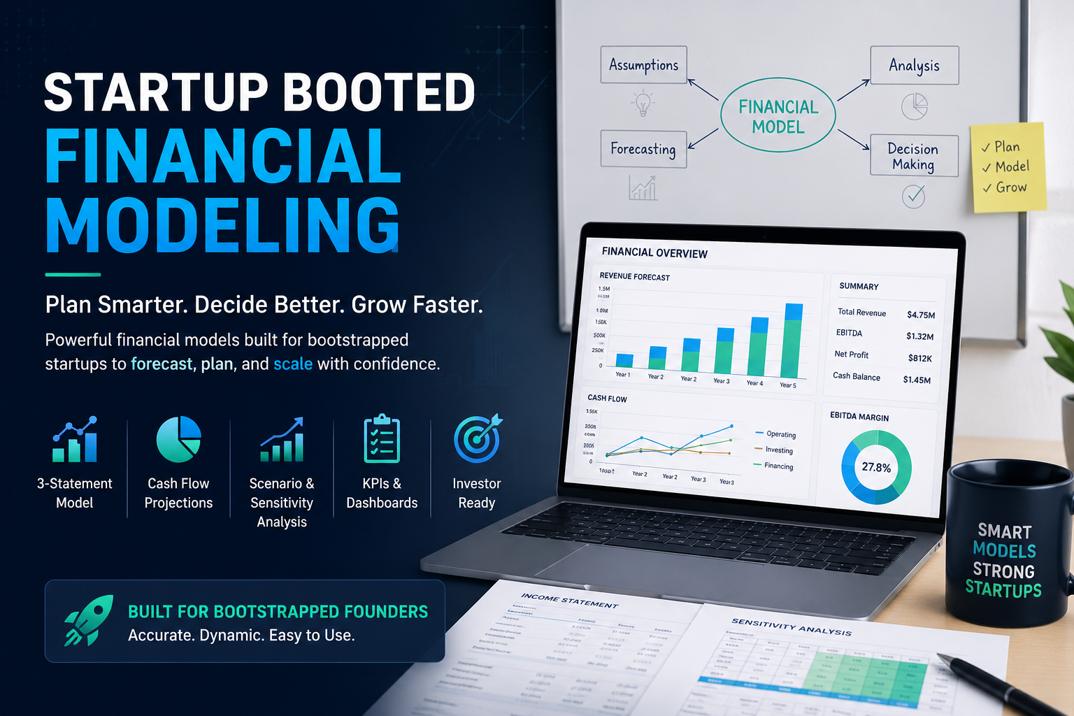 Startup Booted Financial Modeling