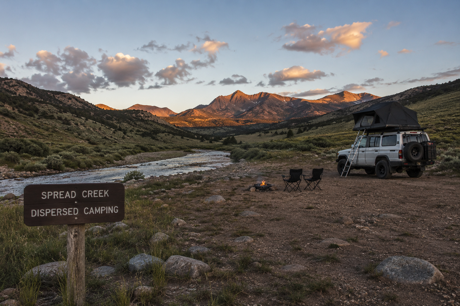 Spread Creek Dispersed Camping