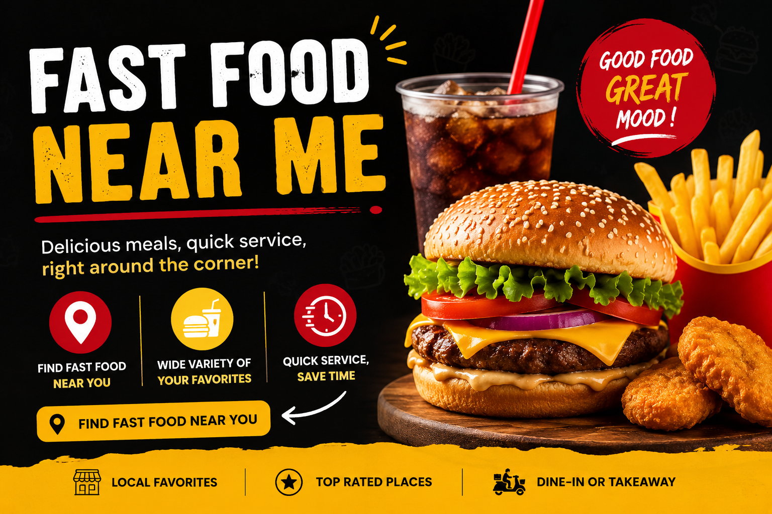 Fast Food Near Me: Find the Best Nearby Restaurants Fast