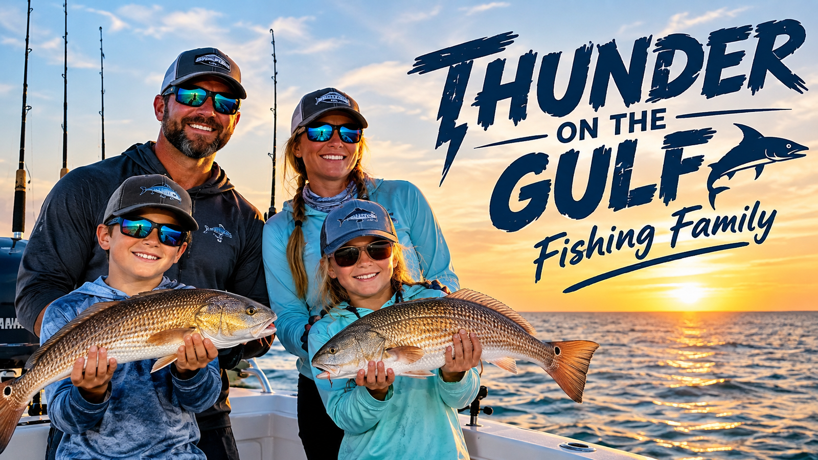 Thunder OnTheGulf Fishing Family